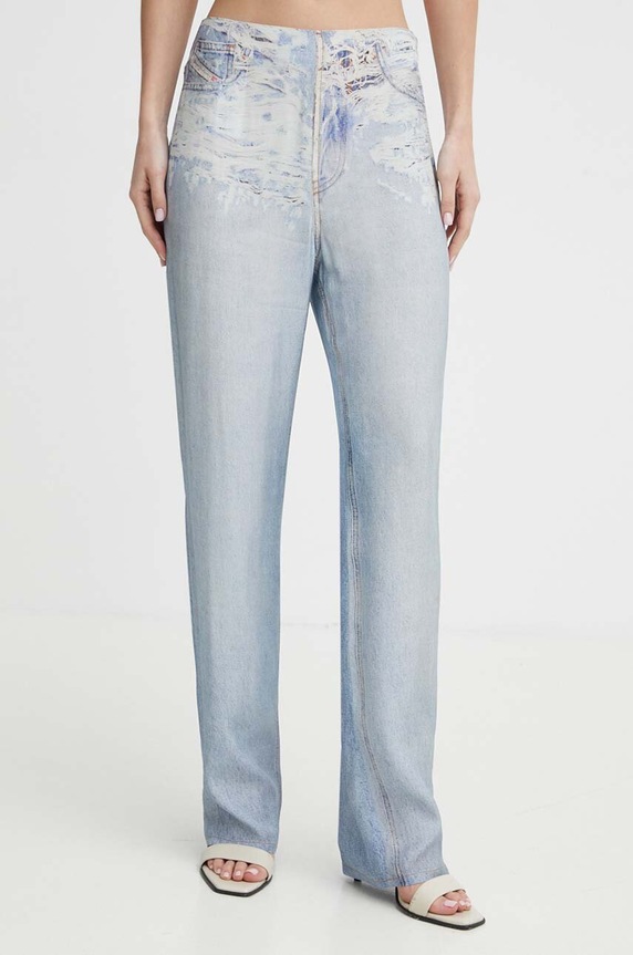 Diesel spodnie P-SARKY niebieski A12870.0LJAX