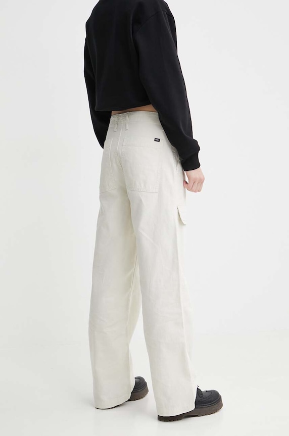 Îmbrăcăminte Vans pantaloni de bumbac VN000F7MDJR1 bej