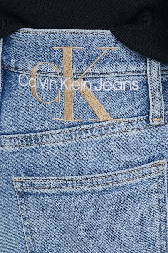 Rifle Calvin Klein Jeans Mom Jean modrá J20J222764