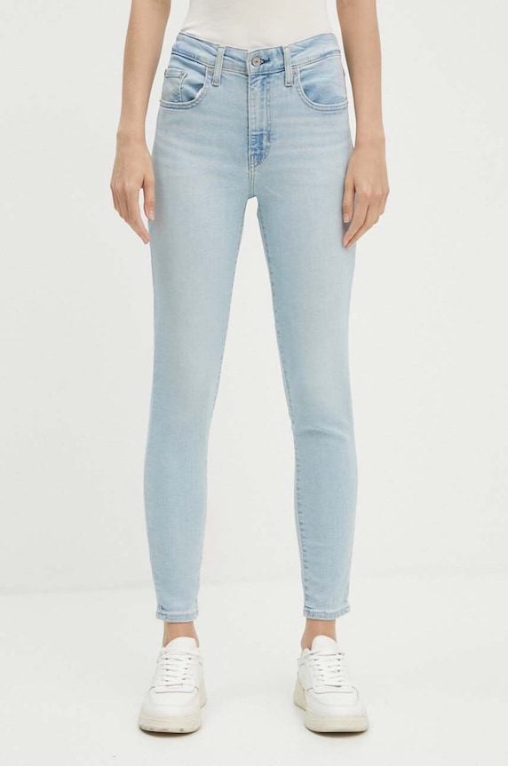 Traperice Levi's 721 HIGH RISE SKINNY 721 HIGH RISE SKINNY plava 18882