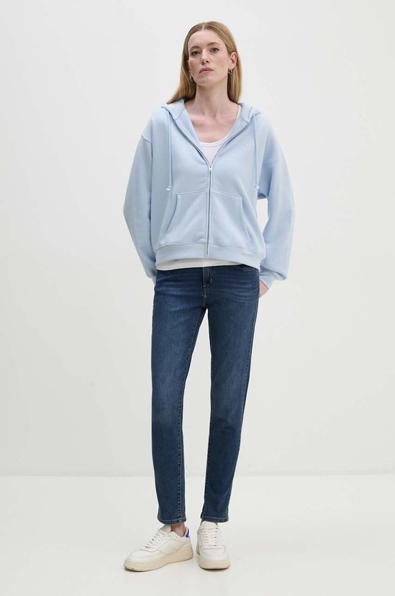 Levi's jeansy MID RISE BOYFRIEND 19887 granatowy AA00
