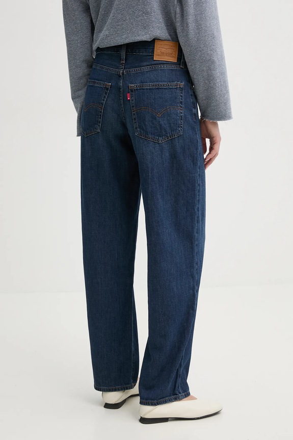 Odjeća Traperice Levi's BAGGY DAD A3494 mornarsko plava