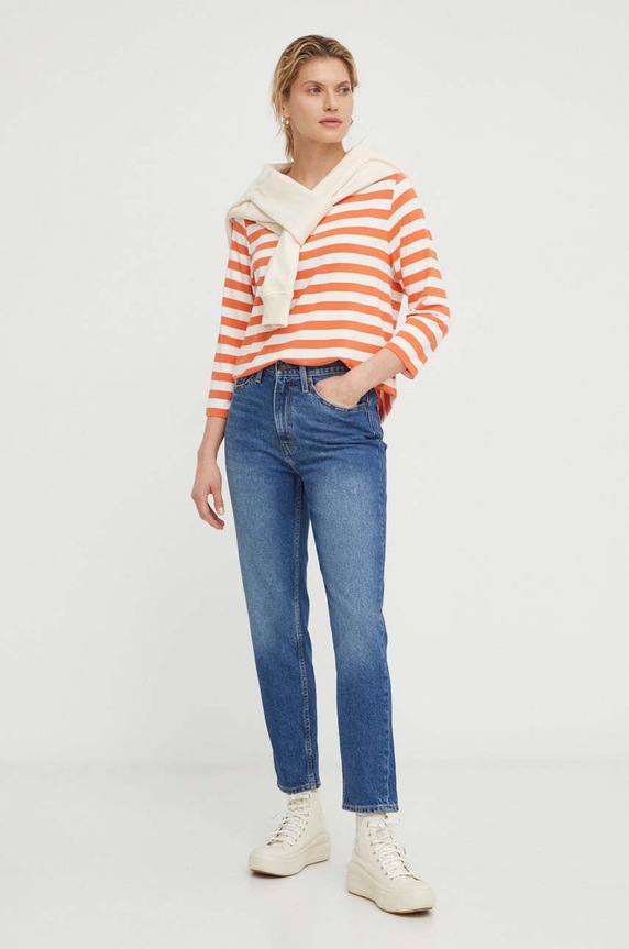 Levi's jeansy 80S MOM JEAN A3506 granatowy AA00