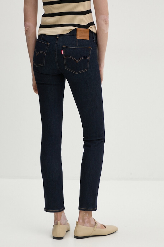 Traperice Levi's 712 SLIM WELT POCKET A6199 mornarsko plava AA00