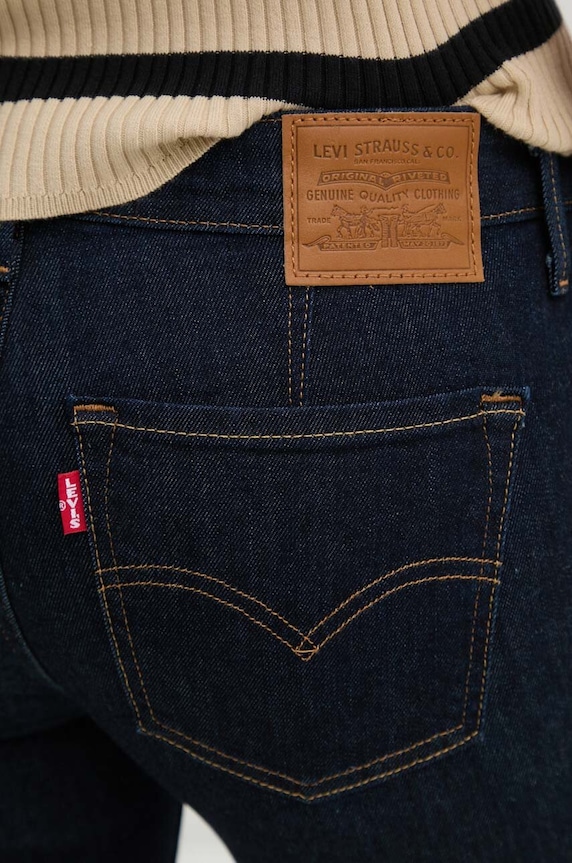 Traperice Levi's 712 SLIM WELT POCKET mornarsko plava A6199