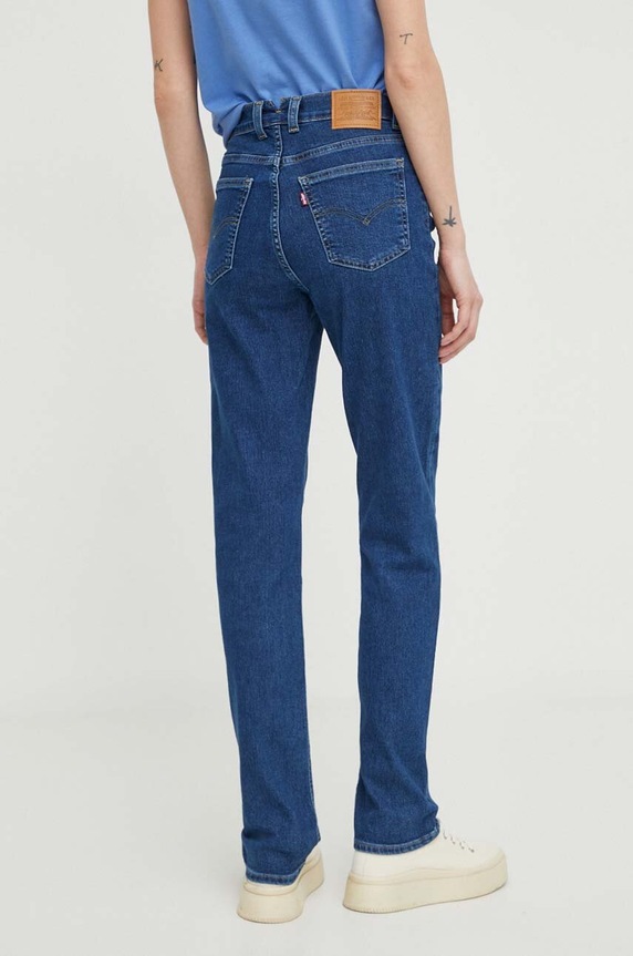 Odzież Levi's jeansy 724 TAILORED A7517 granatowy