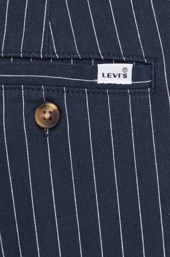 Kalhoty Levi's PLEATED WIDELEG námořnická modř A7535