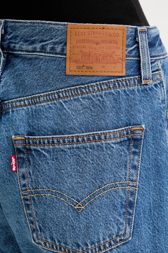 Levi's jeansy 501 90S niebieski A8421