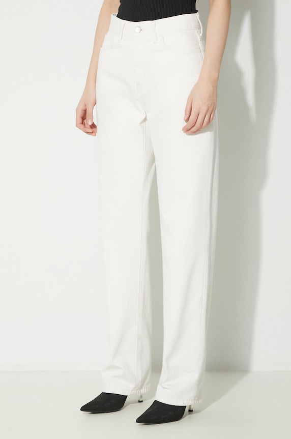 Džíny Carhartt WIP Noxon Pant béžová I031920.202