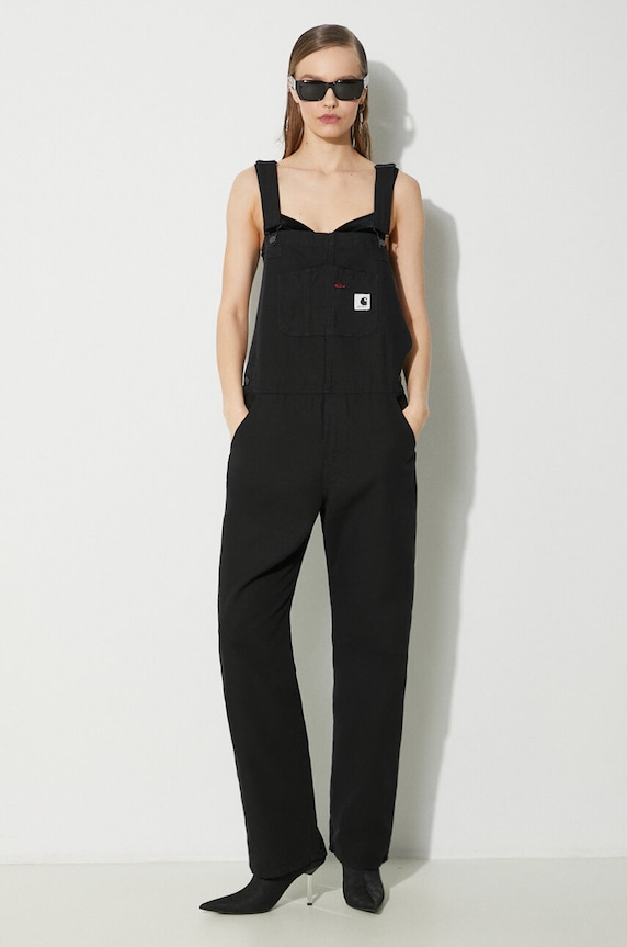 Carhartt WIP denim overalls Bib Overall Straight black I032965.8902