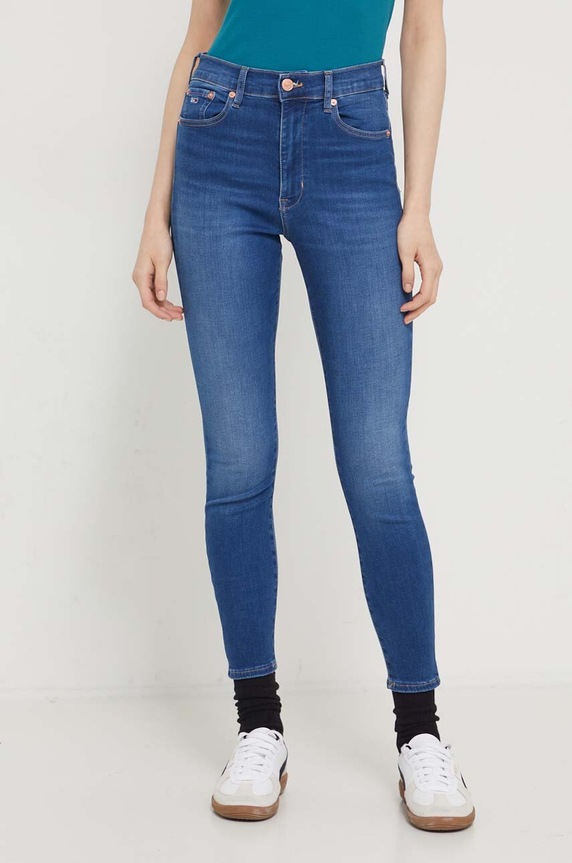 Tommy Jeans jeansy Sylvia niebieski DW0DW17592