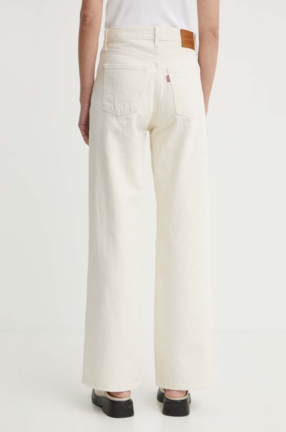 Abbigliamento Levi's jeans RIBCAGE WIDE LEG A6081 beige