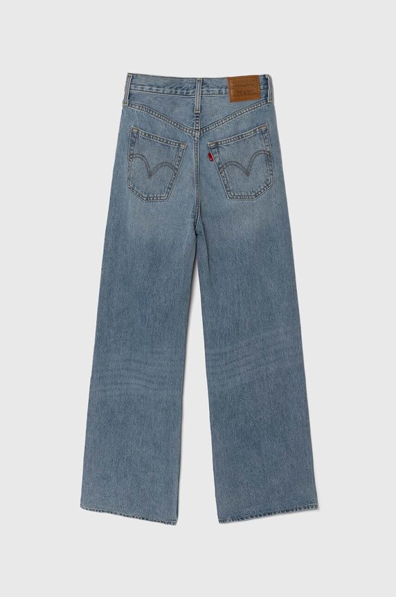 Džíny Levi's RIBCAGE WIDE LEG A6081 modrá AA00