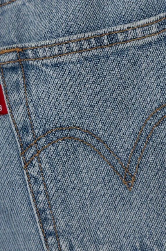 Oblečení Džíny Levi's RIBCAGE WIDE LEG A6081 modrá
