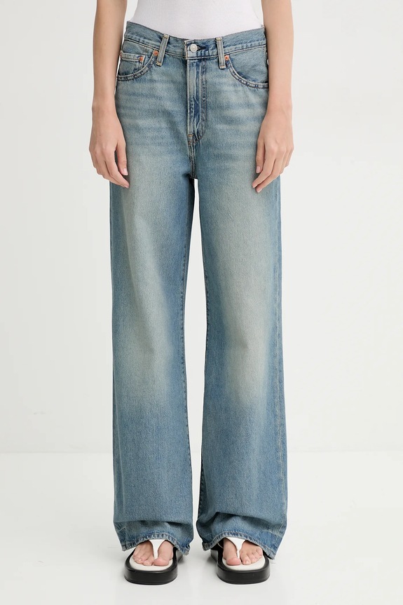 Traperice Levi's RIBCAGE WIDE LEG plava A6081