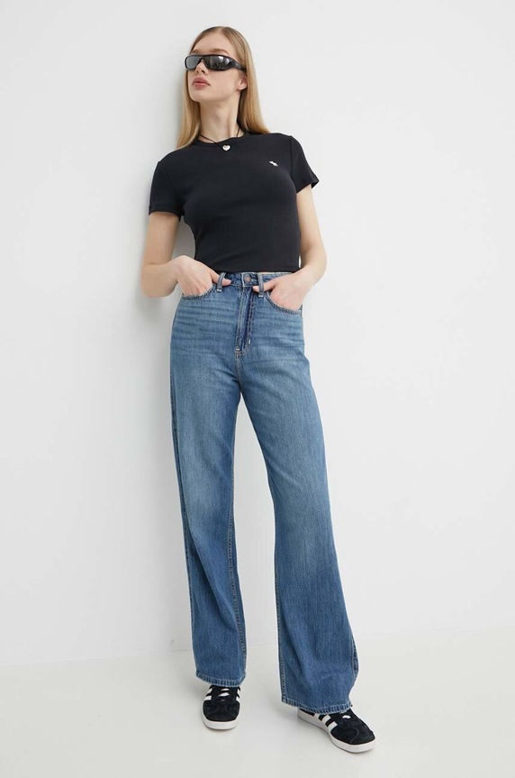 Hollister Co. jeansy KI355.4204.278 niebieski SS24