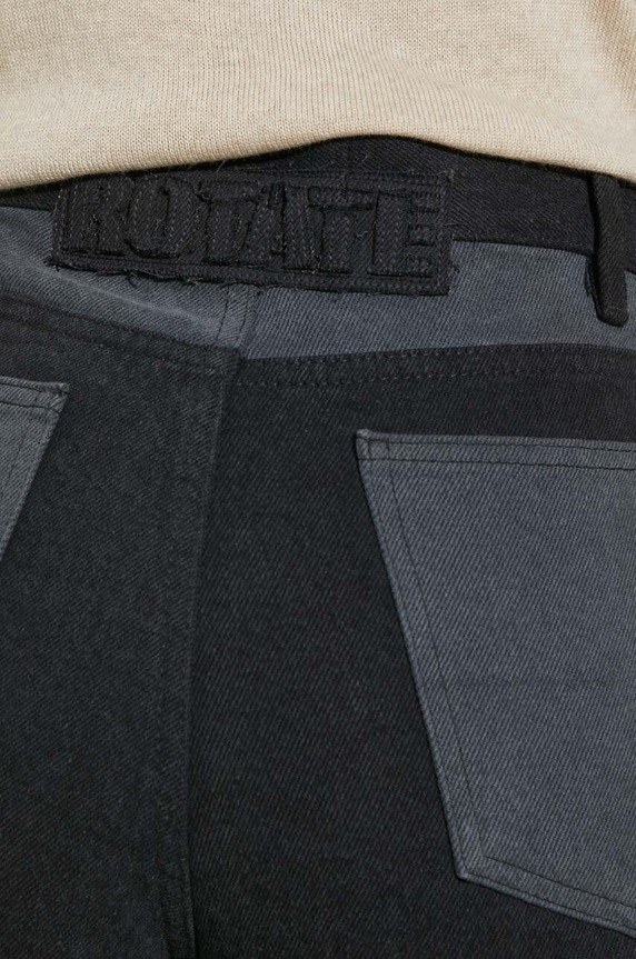 Τζιν παντελόνι Rotate Mix Colored Pants 1129641075 μαύρο