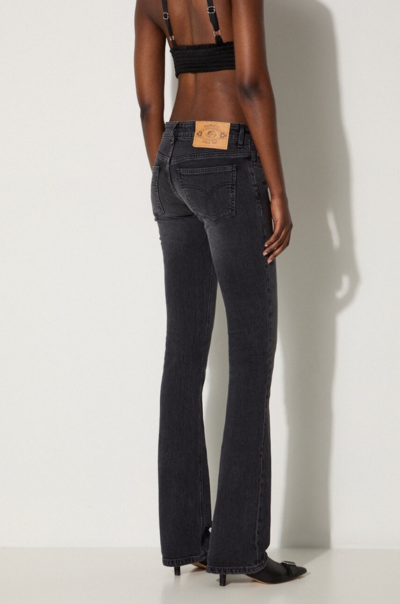 Oblečenie Rifle Fiorucci Faded Black Low Rise Bootcut Jeans W01FPDJE083DN02DN05 čierna