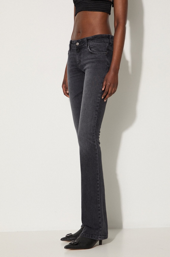 Rifle Fiorucci Faded Black Low Rise Bootcut Jeans čierna W01FPDJE083DN02DN05