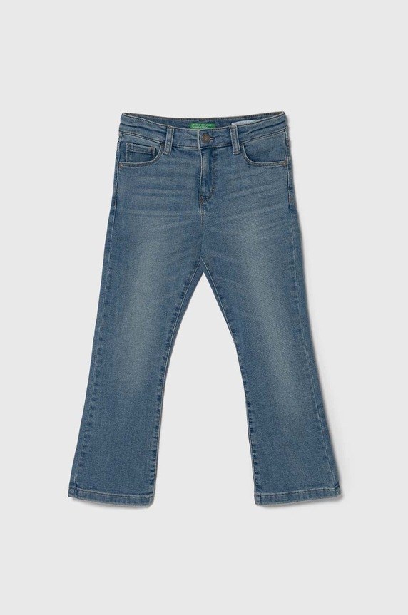 United Colors of Benetton jeans copii reglabil albastru 47FWCE01Y.G.Seasonal