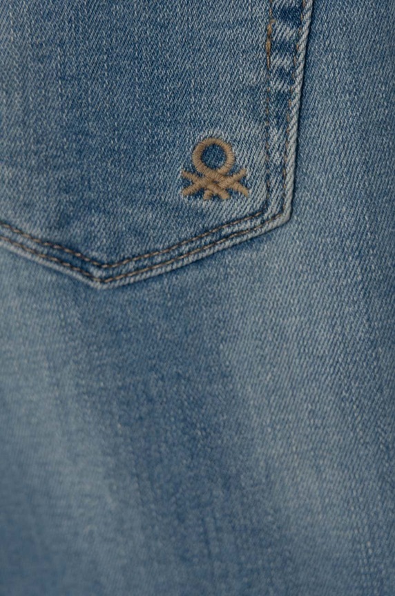 Fete United Colors of Benetton jeans copii 47FWGE01A.P.Seasonal albastru