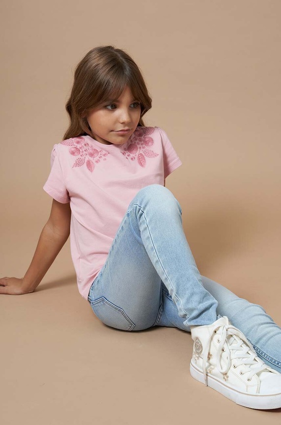 Mayoral jeans copii 554.8D.Junior.PPYH albastru