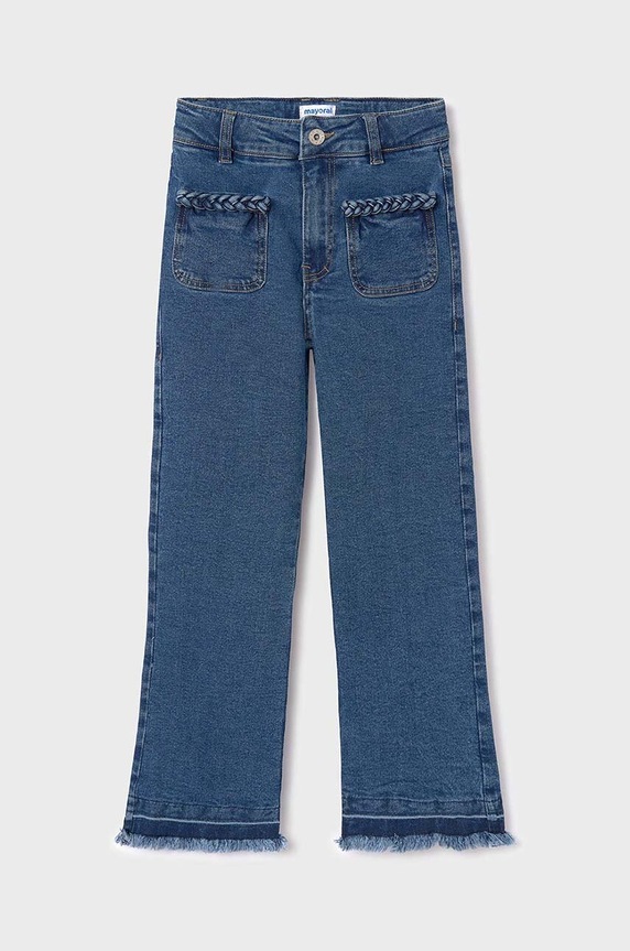 Mayoral jeans copii 6510.8F.Junior.PPYH albastru SS24