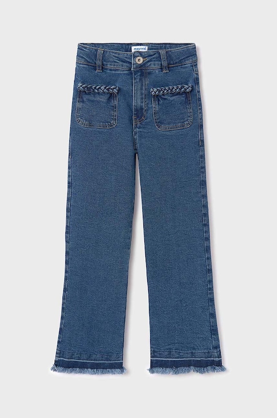Mayoral jeans copii 6510.8F.Junior.PPYH albastru SS24