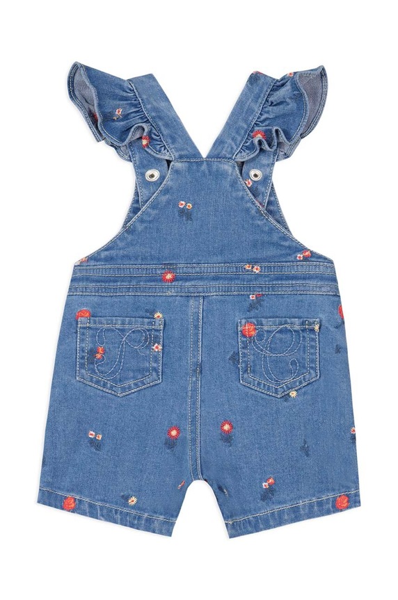 Fete Tartine et Chocolat salopete din denim pentru copii TY21001.60.74 albastru