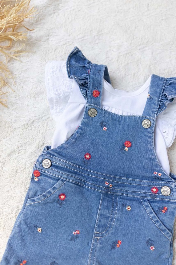 Tartine et Chocolat salopete din denim pentru copii TY21001.60.74