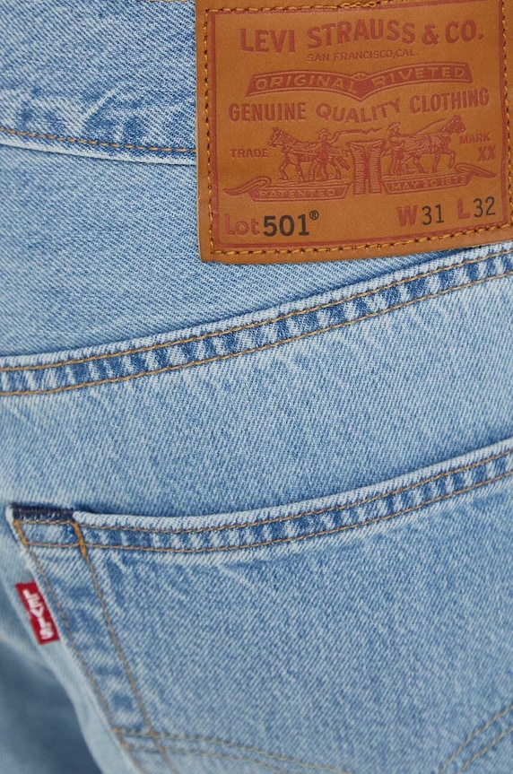 Levi's jeans 501® LEVIS®ORIGINAL FIT albastru 00501