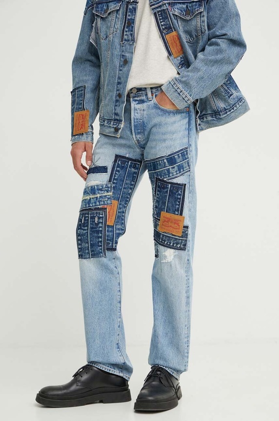 Levi's jeansy 501® LEVIS®ORIGINAL FIT niebieski 00501