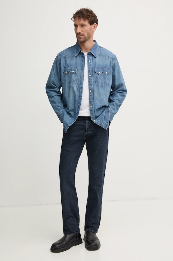 Traperice Levi's 501® LEVIS®ORIGINAL FIT 00501 mornarsko plava AA00