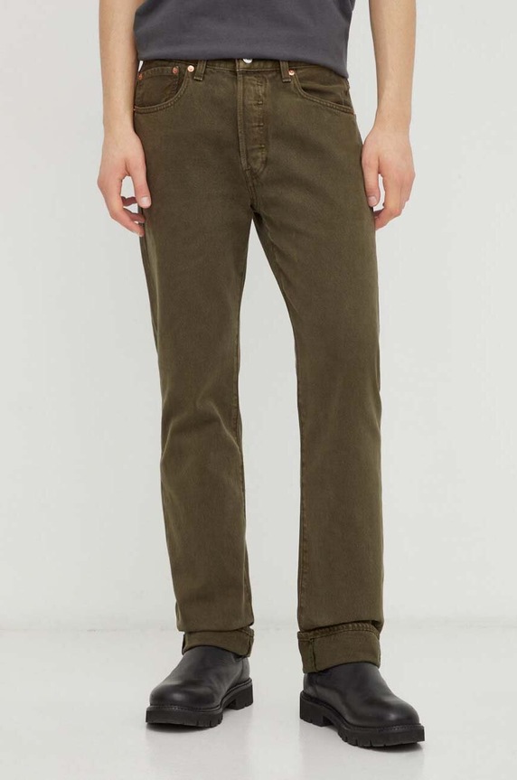 Levi's jeansy 501® LEVIS®ORIGINAL FIT zielony 00501