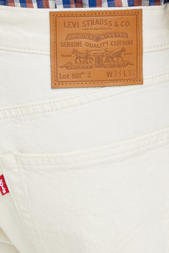 Τζιν παντελόνι Levi's 551Z AUTHENTIC STRAIGHT μπεζ 24767