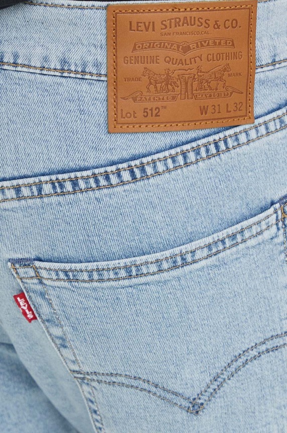 Levi's jeansy 512™ SLIM TAPER niebieski 28833