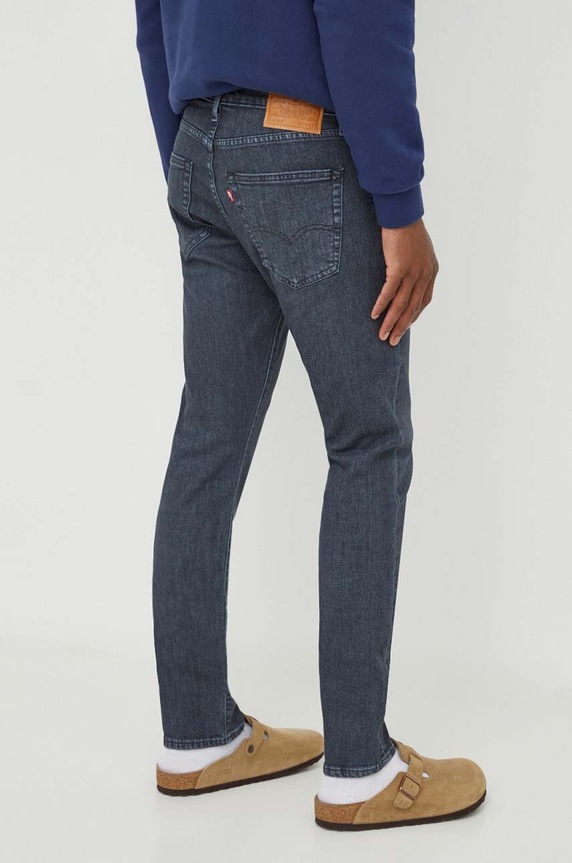 Ρούχα Τζιν παντελόνι Levi's 512 SLIM 28833 σκούρο μπλε