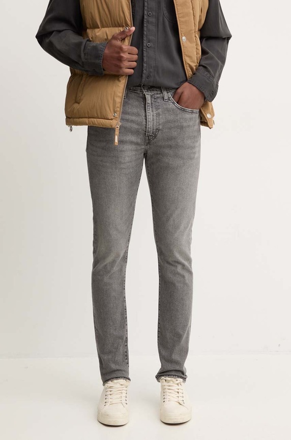 Levi's jeansy 512™ SLIM TAPER szary 28833