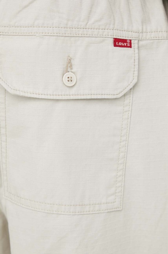 Bavlnené nohavice Levi's PATCH POCKET CARGO béžová A5754