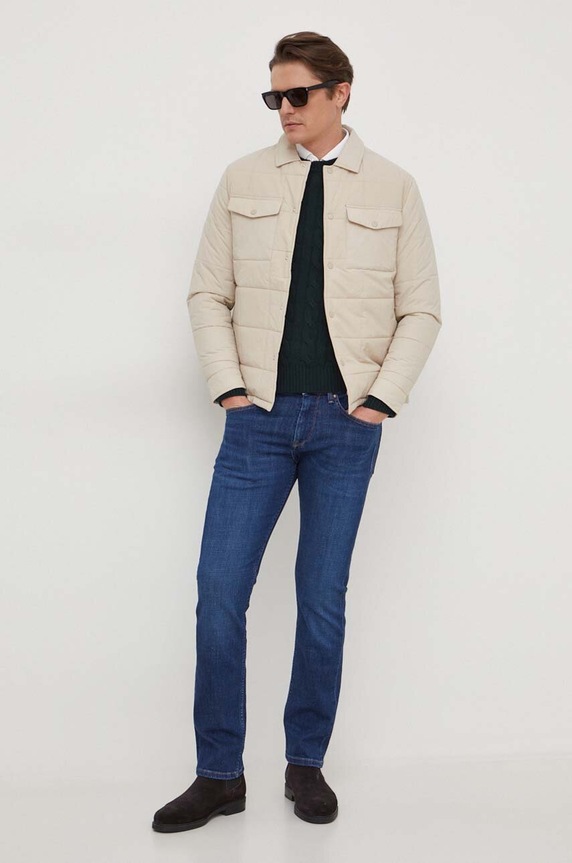 Pepe Jeans jeansy STRAIGHT JEANS PM207393CT1 granatowy SS24