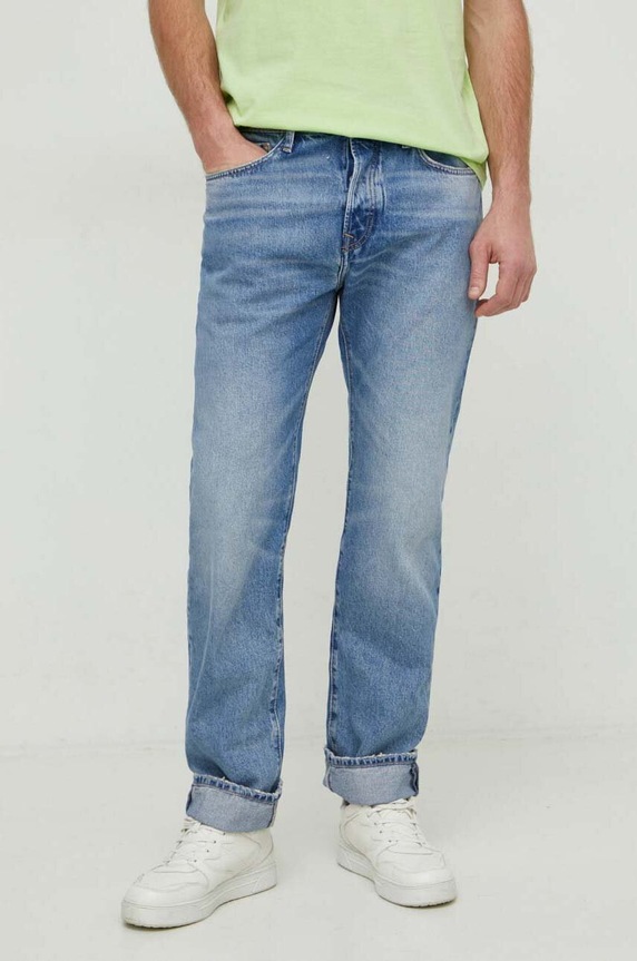Pepe Jeans jeansy RELAXED STRAIGHT JEANS niebieski PM207395MI9