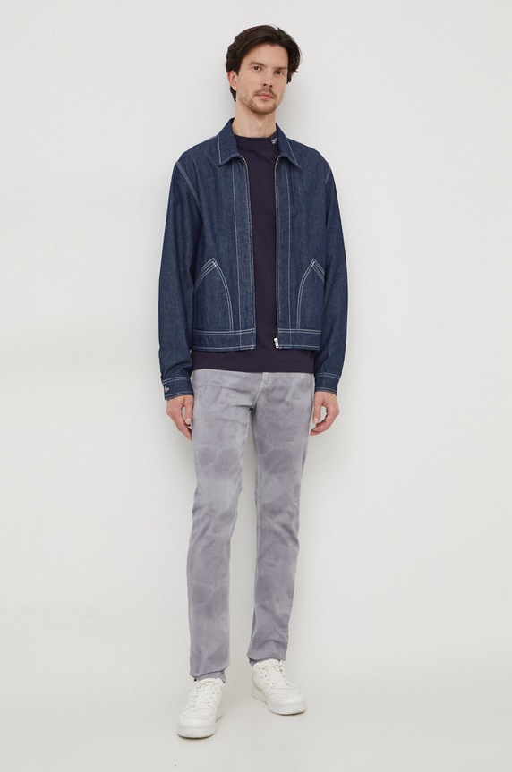 Τζιν παντελόνι Pepe Jeans SLIM JEANS CLOUDED PM207399 γκρί SS24