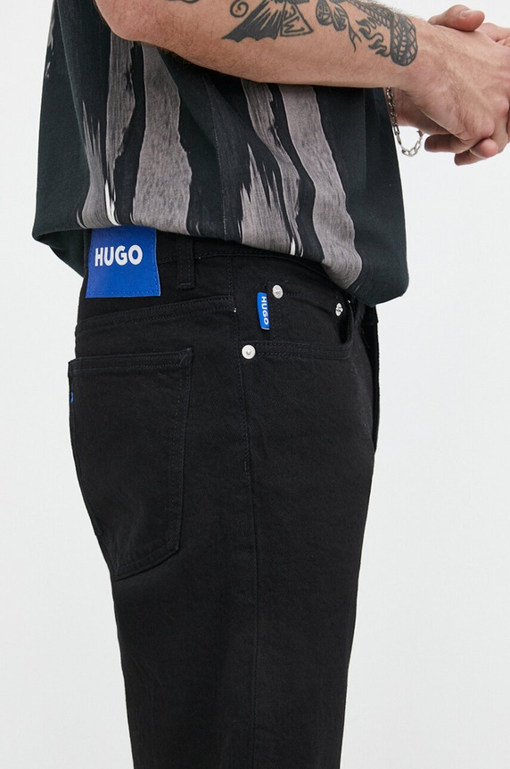 HUGO Blue jeansy czarny 50511483
