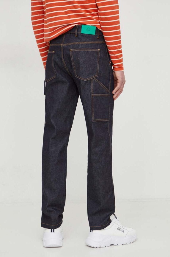Ρούχα Τζιν παντελόνι United Colors of Benetton 4KD6UE018 σκούρο μπλε