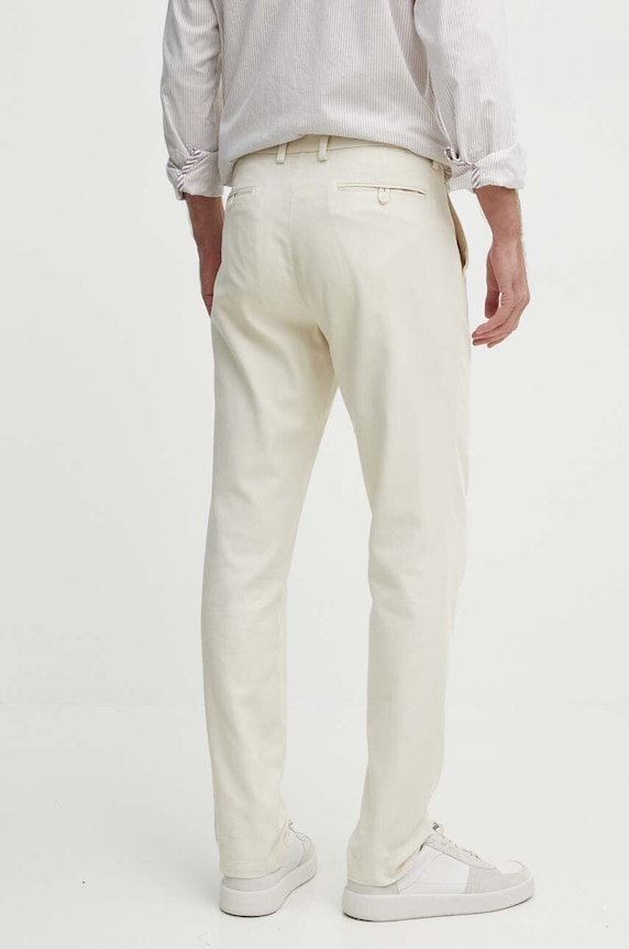Odzież Sisley jeansy 4WMDSF047 beżowy