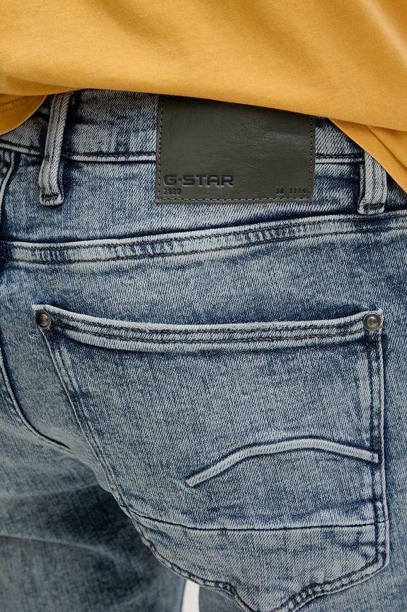 G-Star rifle skinny pánske Revend FWD Skinny D20071.D441 modrá