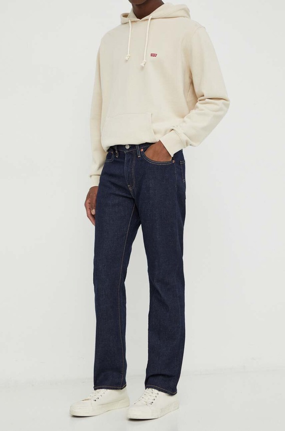 Τζιν παντελόνι Levi's 514 STRAIGHT σκούρο μπλε 00514