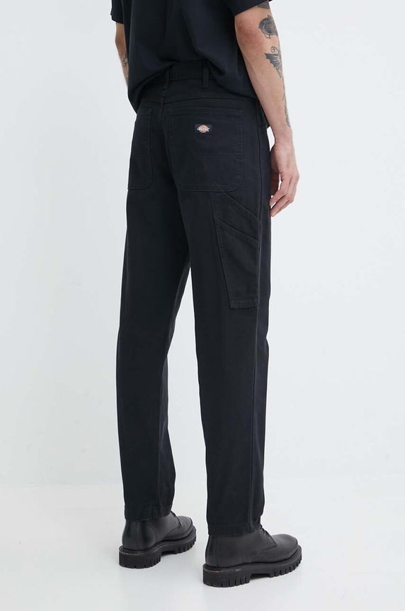 Odjeća Traperice Dickies DUCK CARPENTER PANT DK0A4XIF crna