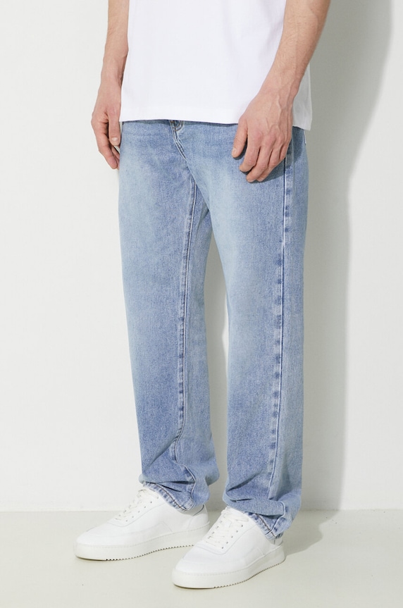 Oblečenie Rifle Billionaire Boys Club Diamond & Dollar Embroidered Denim B24152 modrá