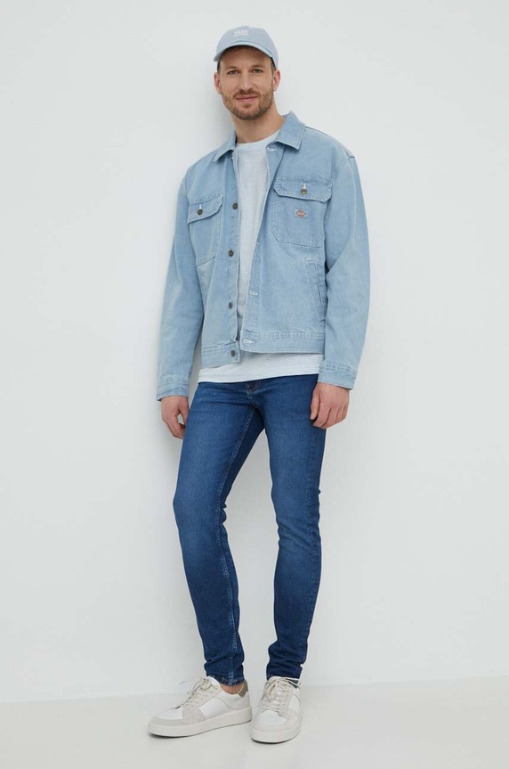 Calvin Klein Jeans jeansy J30J324849 granatowy SS24